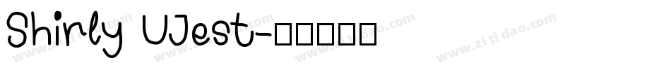 Shirly UJest字体转换